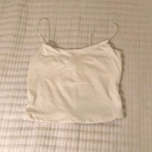 Gaze cream crop top size XS